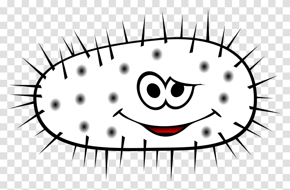 Bacteria Clipart Black And White Clip Art Library, Fish, Animal, Sea Life Transparent Png