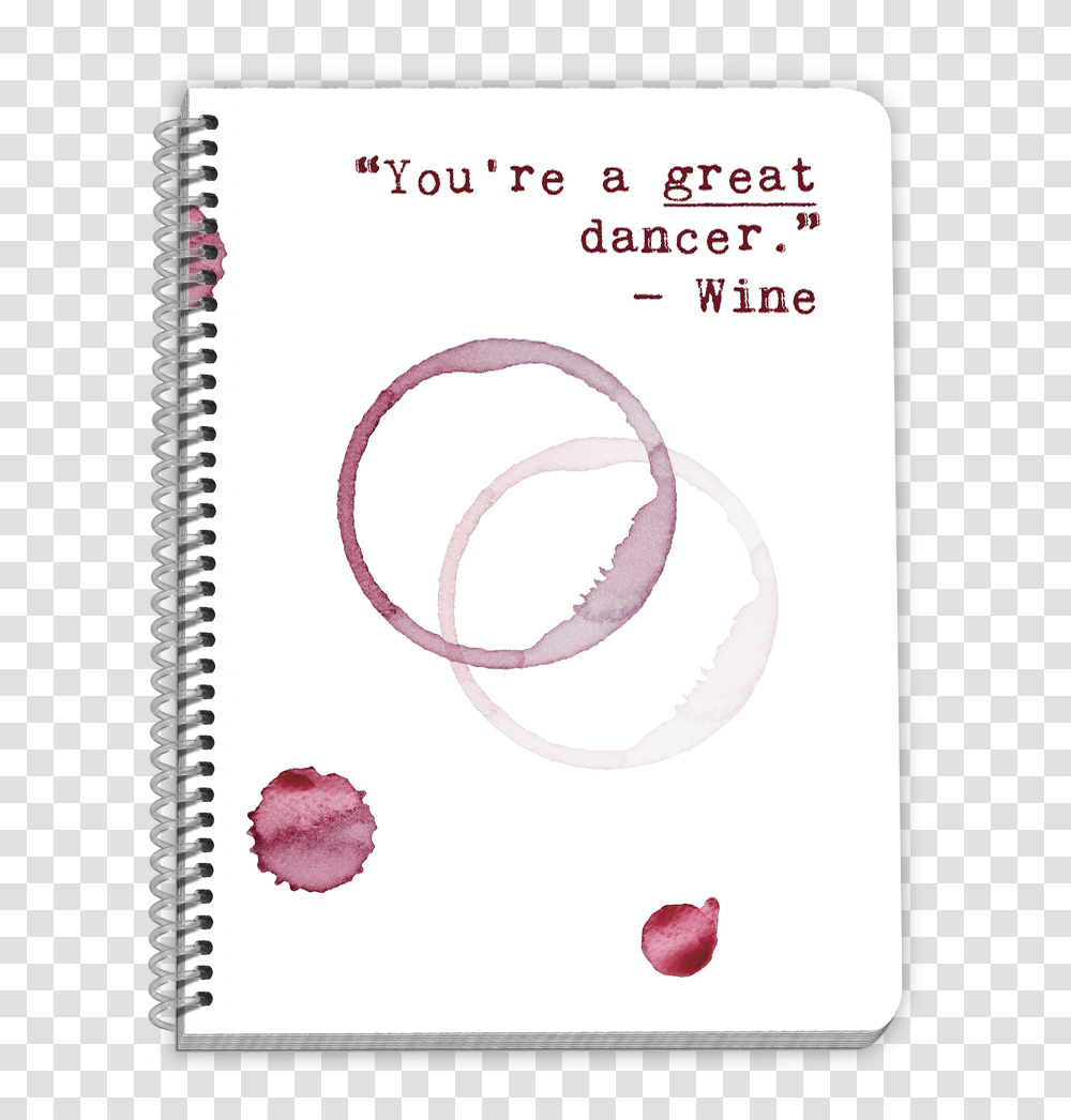 Bad Advice From Wine, Diary, Rug, Spiral Transparent Png