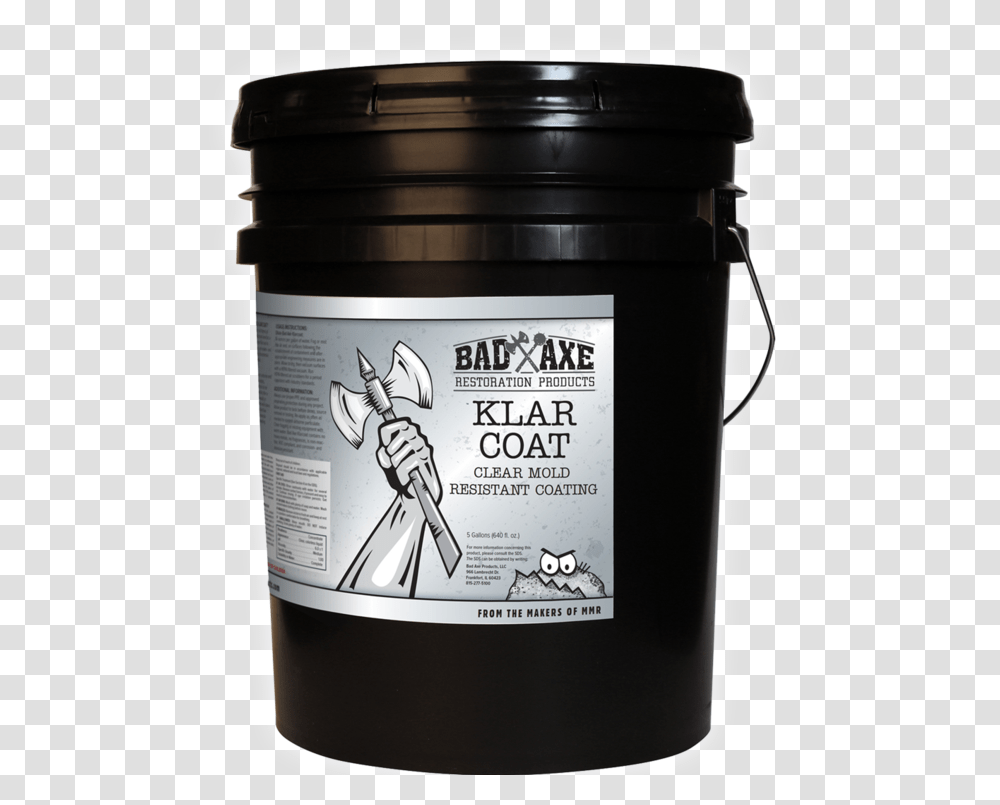 Bad Axe Klar Coat Food, Bucket, Bottle, Paint Container, Hand Transparent Png