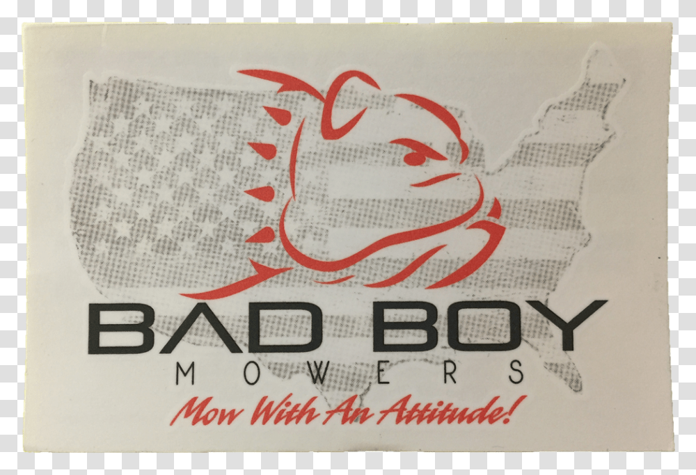 Bad Boy Mower Part Label, Paper, Advertisement, Poster Transparent Png