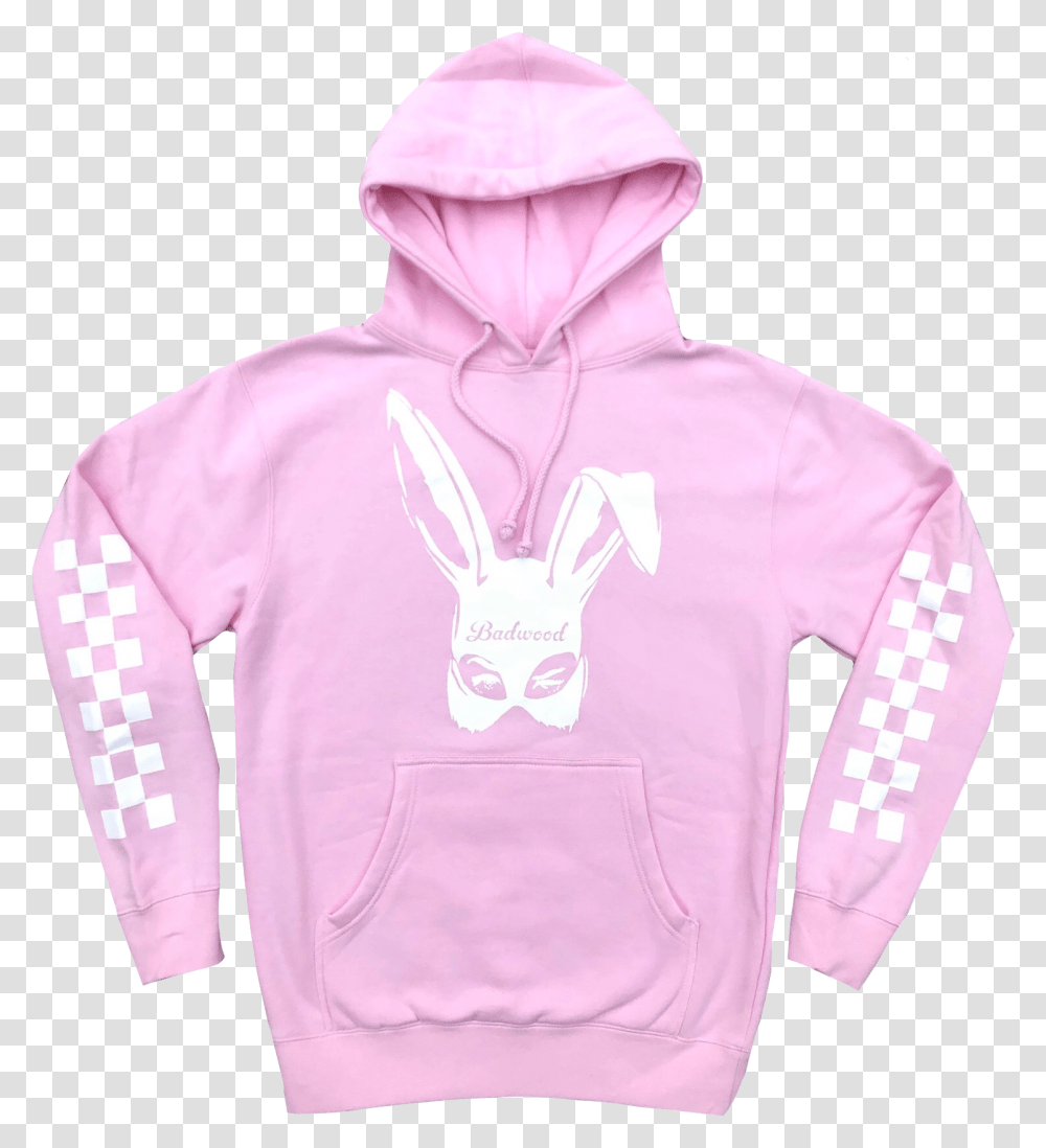 Bad Bunny Hoodie In Baby Pink, Clothing, Apparel, Sweatshirt, Sweater Transparent Png