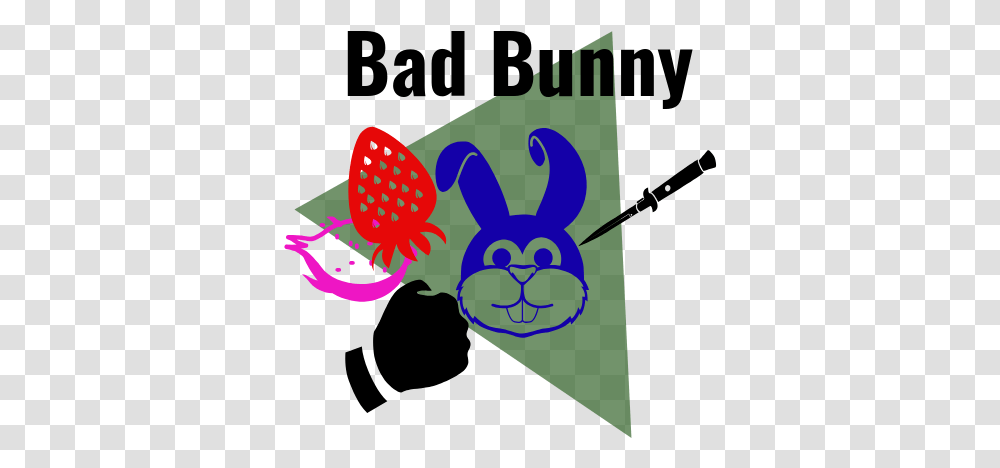 Bad Bunny Vapecloudzca Cartoon, Graphics, Poster, Advertisement, Security Transparent Png