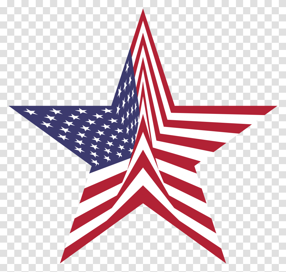 Bad Clipart Amirican Flag Collection, Star Symbol, Cross Transparent Png