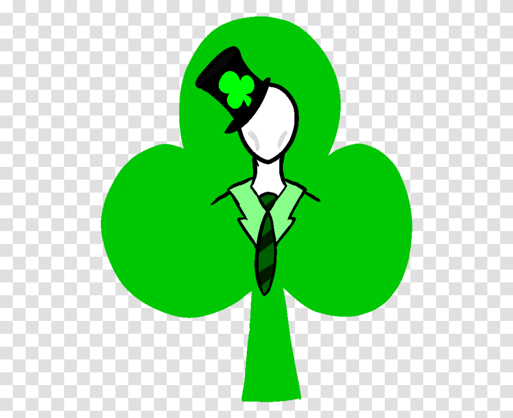 Bad Creepypasta Irish Slenderman By Suroh St Patricks Day Slenderman, Green, Recycling Symbol Transparent Png