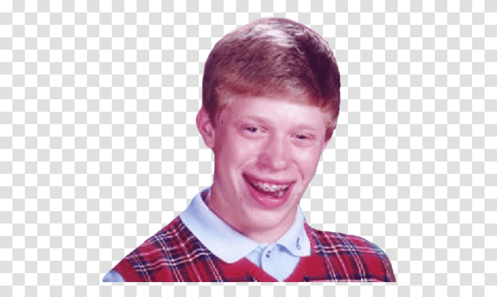 Bad Luck Brian File Damn It Daniel 2020, Person, Face, Man, Clothing Transparent Png