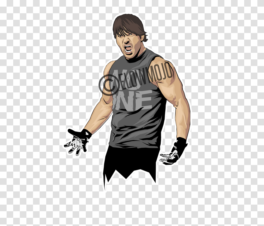 Bad N Boozy On Twitter My New Aj Styles Fan Art For A Project, Person, Human, Arm Transparent Png