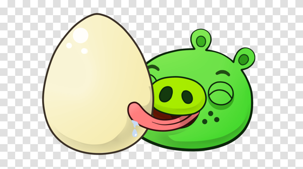 Bad Piggies With Egg, Green, Food, Pottery, Animal Transparent Png