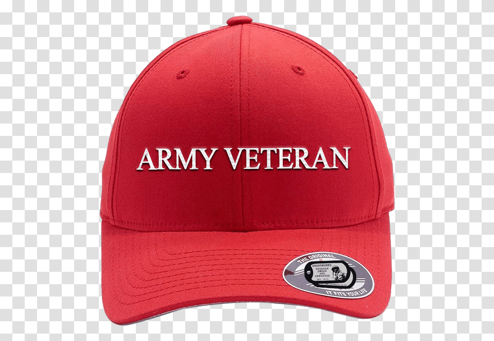 Bad Red Hat Army Veteran For Baseball, Clothing, Apparel, Baseball Cap,  Transparent Png