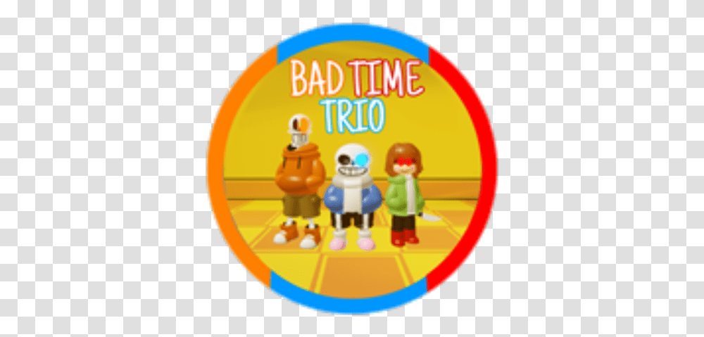 Bad Time Trio Gamepass Roblox Sans Au Tycoon Mad Time Trio, Person, Text, Robot, Leisure Activities Transparent Png