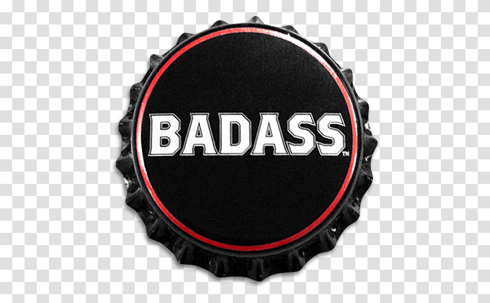 Badass Bottle Cap Chopper American Badass Beer, Logo, Trademark, Helmet Transparent Png