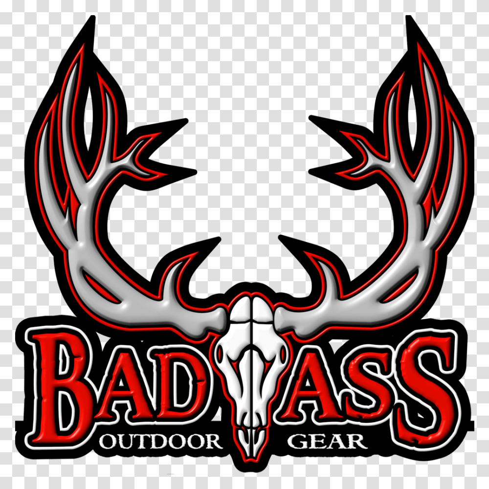 Badass Skull Badass Outdoor Gear, Antler, Antelope, Wildlife, Mammal Transparent Png