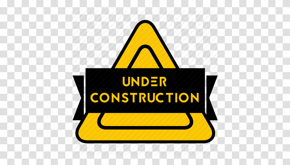 Badge Build Construction Maintenance Sign Under Construction, Outdoors, Triangle, Alphabet Transparent Png