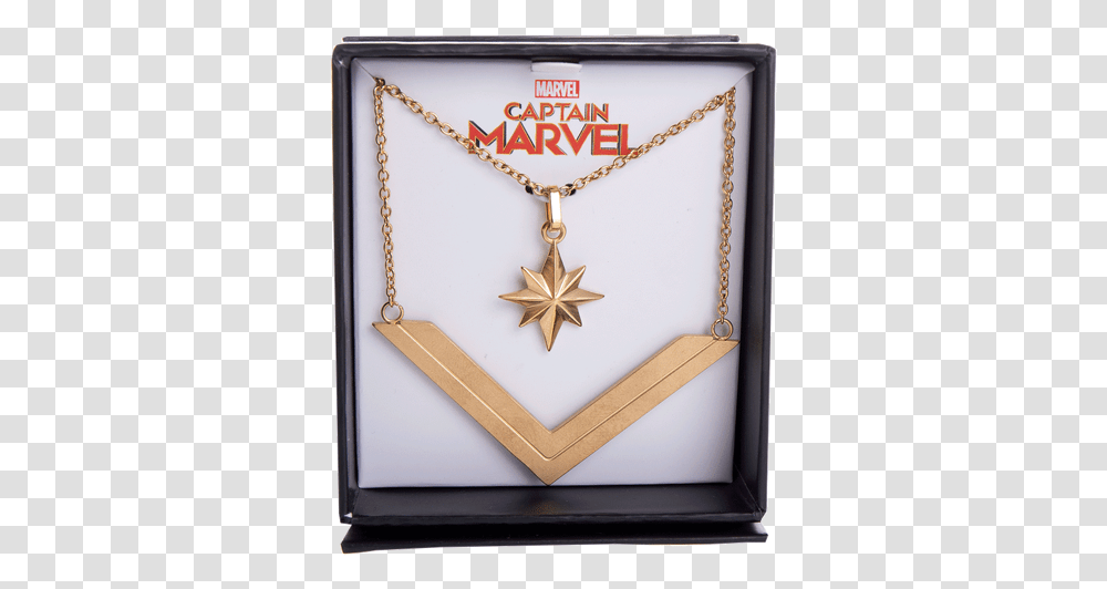 Badge Captain Marvel Logo, Necklace, Jewelry, Accessories, Accessory Transparent Png