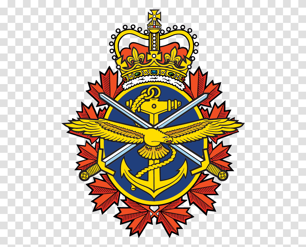 Badge Gallery Logo Canadian Armed Forces, Symbol, Emblem, Poster, Advertisement Transparent Png