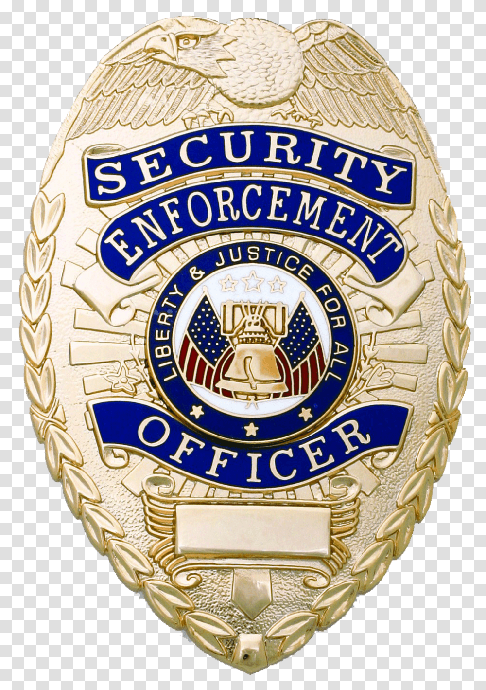 Badge Holder With Belt Clip Security Enforcement Officer Badge, Logo, Trademark, Emblem Transparent Png