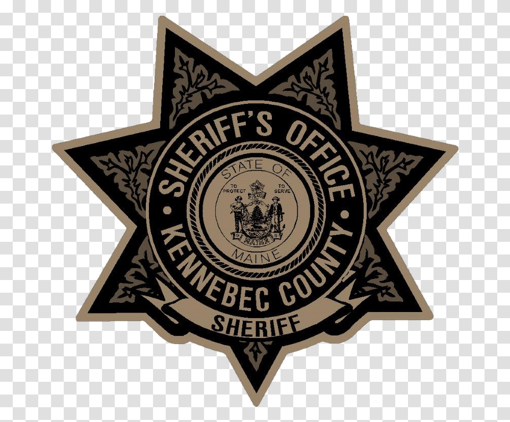 Badge Kennebec County Sheriff's Office, Logo, Trademark, Rug Transparent Png