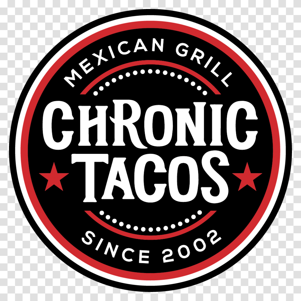 Badge Logo Chronic Tacos Auburn, Label, Sticker Transparent Png