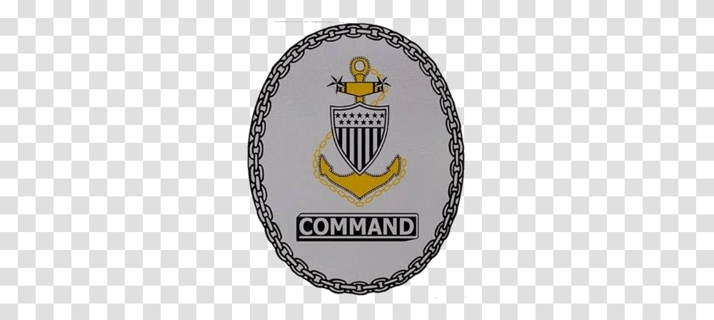 Badge Of A U S Coast Guard Command Master Chief Petty, Logo, Trademark, Dish Transparent Png