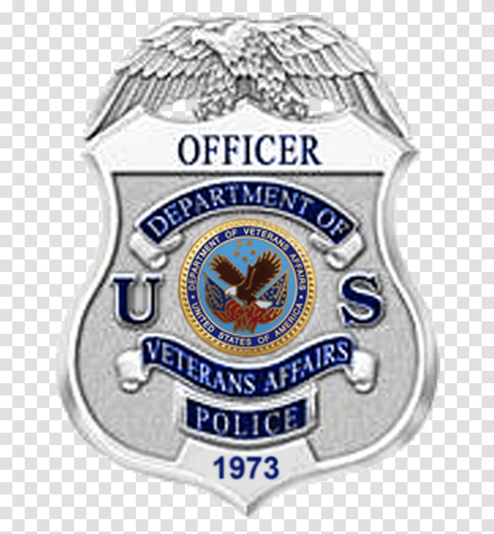 Badge Of The United States Department Of Veterans Affairs Va Police Officer Badge, Logo Transparent Png