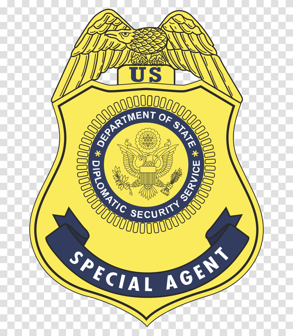 Badge Of The United States Diplomatic Security Service, Logo, Trademark Transparent Png