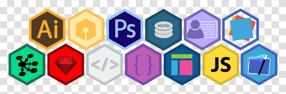 Badge Vector Hexagon Badges Icon, Label, Number Transparent Png