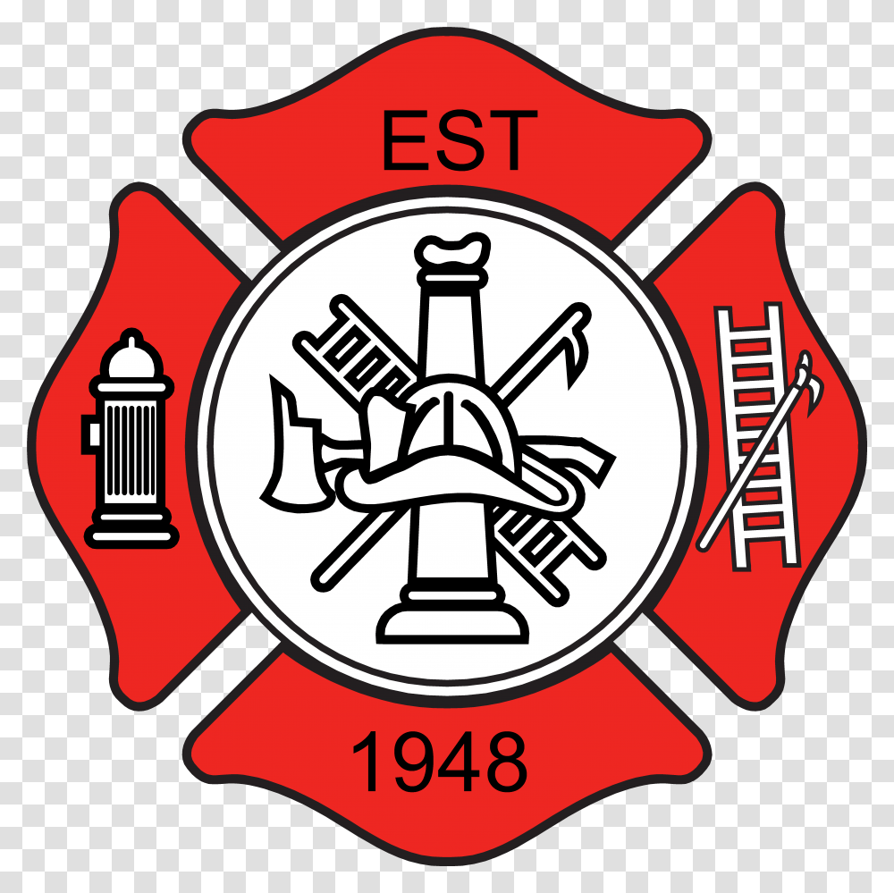 Badge Vector Matagorda Volunteer Fire Department Firefighter Thin Red Line Maltese Cross, Symbol, Logo, Trademark, Emblem Transparent Png