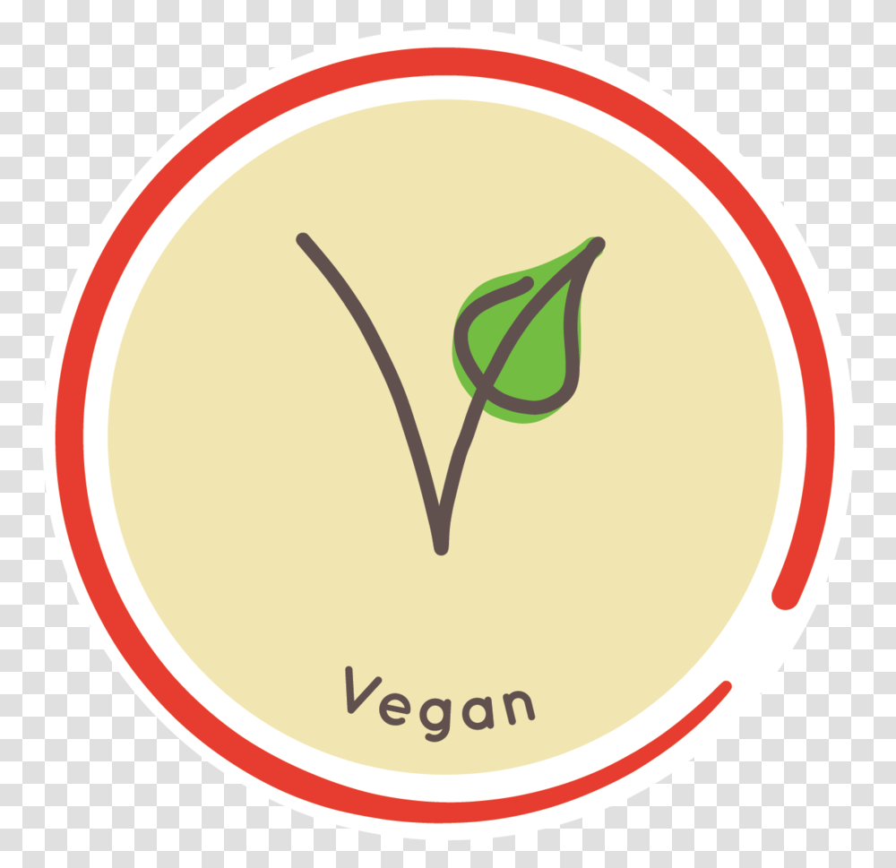 Badge Vegan Circle, Label, Logo Transparent Png