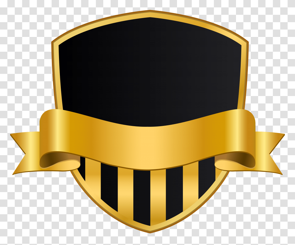 Badge With Banner Black Clip Art, Lamp, Gold, Accessories, Goggles Transparent Png