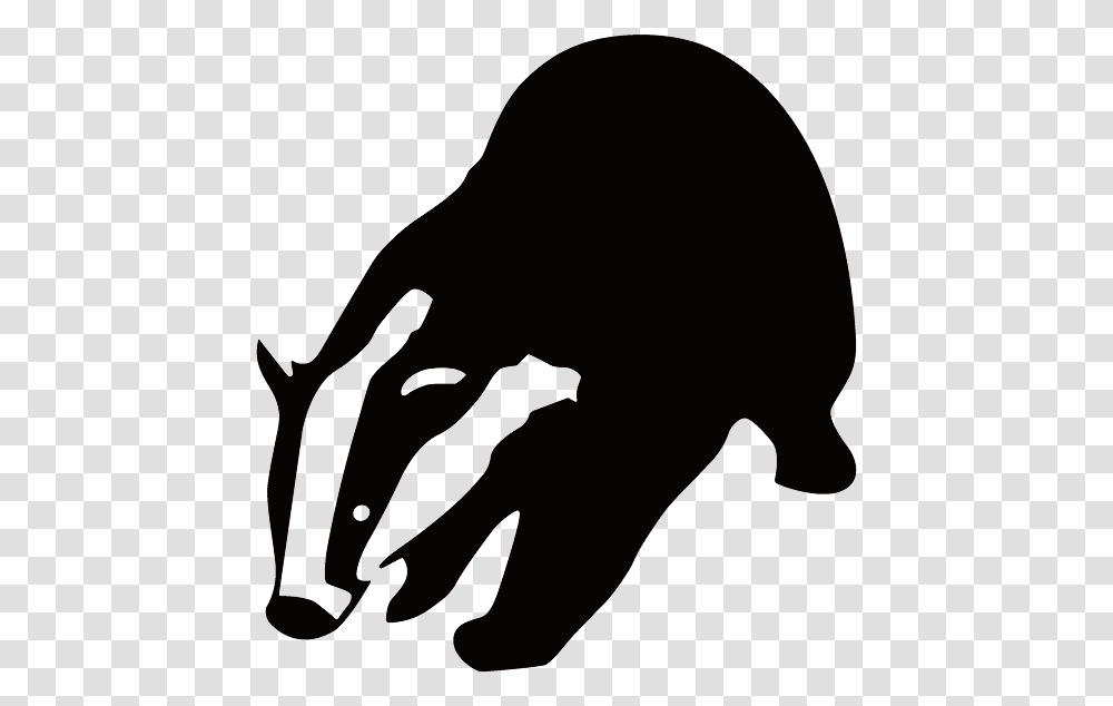 Badger Game Of Thrones House Hufflepuff, Silhouette, Mammal, Animal, Wildlife Transparent Png