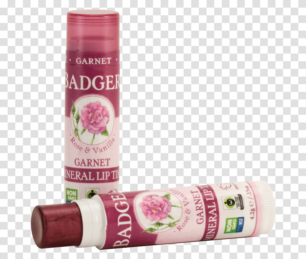 Badger Garnet Lip Tint Download, Bottle, Cosmetics, Aluminium, Deodorant Transparent Png