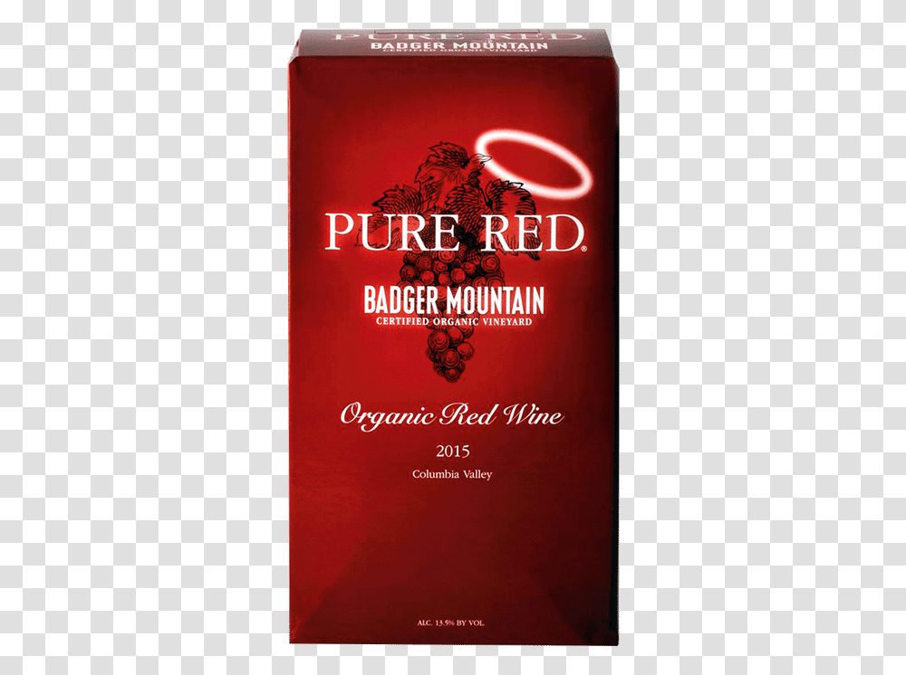 Badger Mountain Pure Red Nsa Badger Mountain Riesling Nsa Organic, Book, Novel, Flare Transparent Png