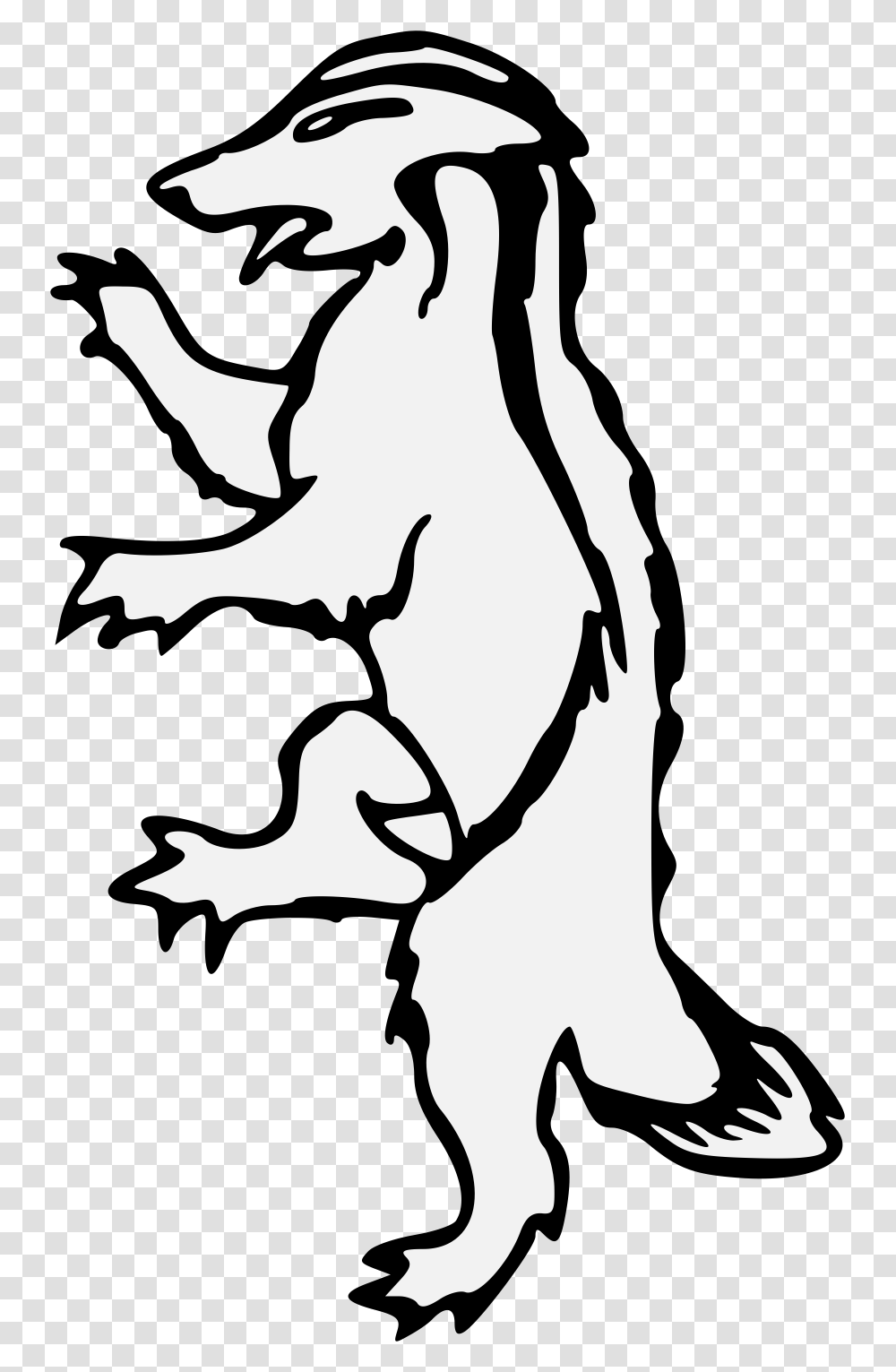 Badger, Stencil, Silhouette, Person Transparent Png