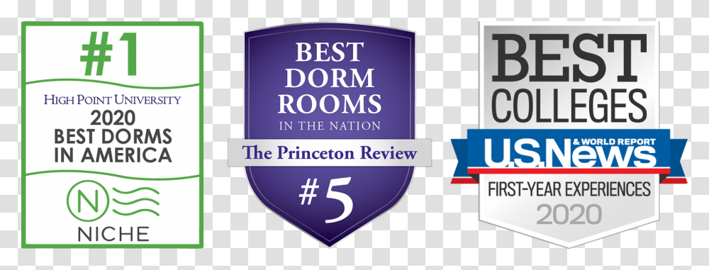 Badges Best College Dorms 2020 The Princeton Review, Logo, Label Transparent Png