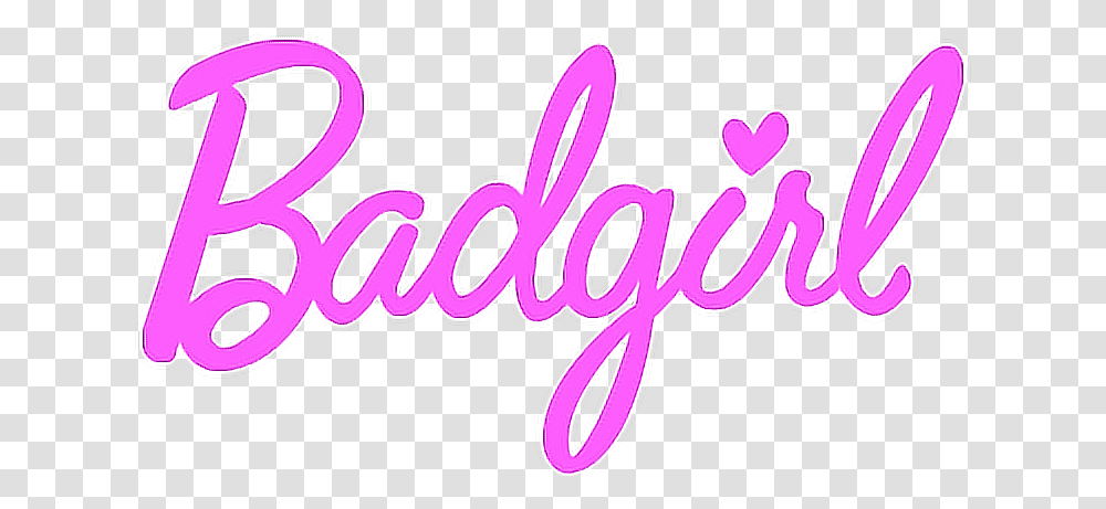 Badgirl Text Girly Tumblr Art Edit Barbie Girl Bad Girl Tumblr, Logo, Alphabet, Word Transparent Png