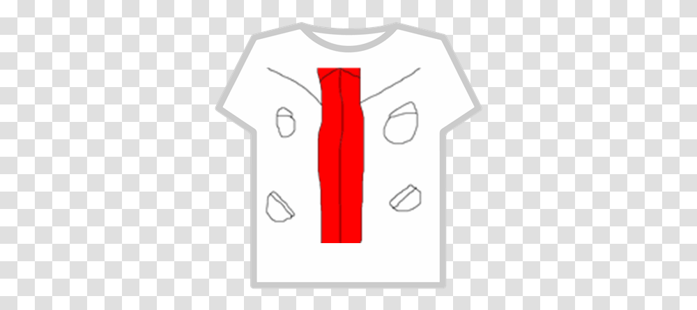 Badly Drawn Jacket Roblox Free Red Tie Shirt, Clothing, Apparel, T-Shirt, Number Transparent Png