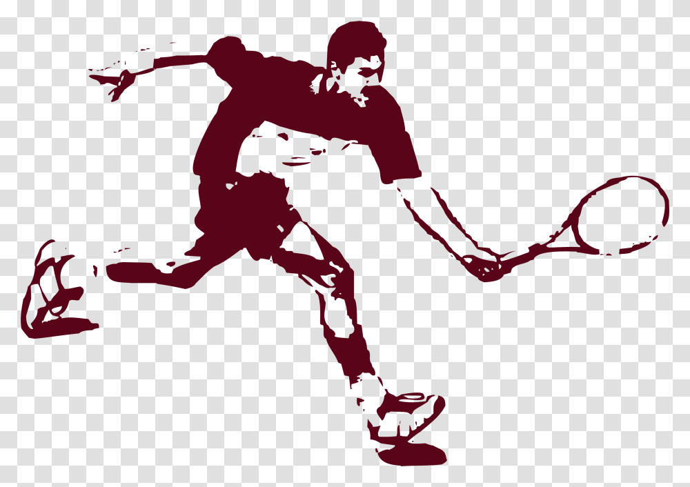 Badminton Clipart, Person, Kicking, People, Silhouette Transparent Png