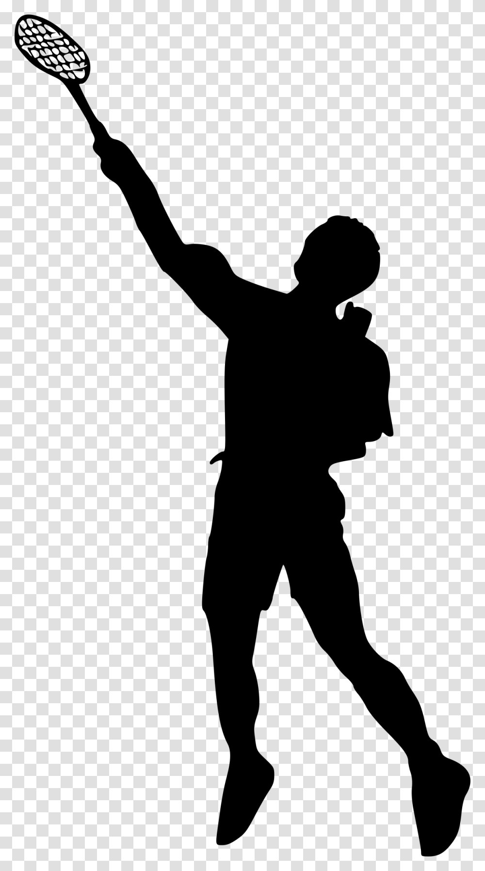 Badminton Player Silhouette, Gray, World Of Warcraft Transparent Png