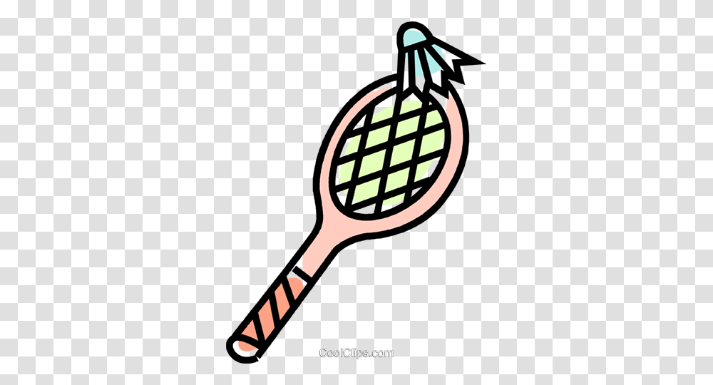 Badminton Racket And Birdie Royalty Free Vector Clip Art, Tennis Racket, Weapon, Weaponry Transparent Png