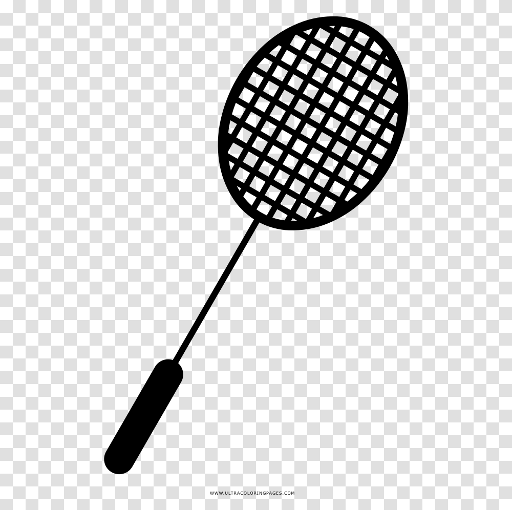 Badminton Racket Coloring, Gray, World Of Warcraft Transparent Png