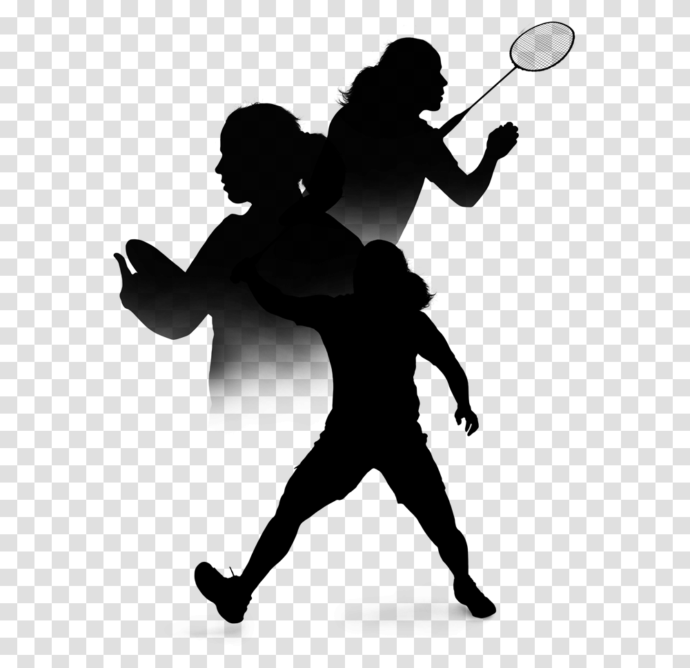 Badminton Silhouette Silhouette, Gray, World Of Warcraft Transparent Png