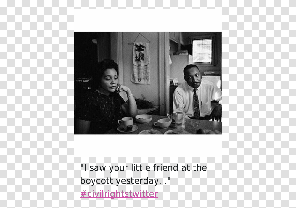 Bae Civil Rights Twitter And Coretta Scott King Rare Martin Luther King, Tie, Person, Waiter, Restaurant Transparent Png