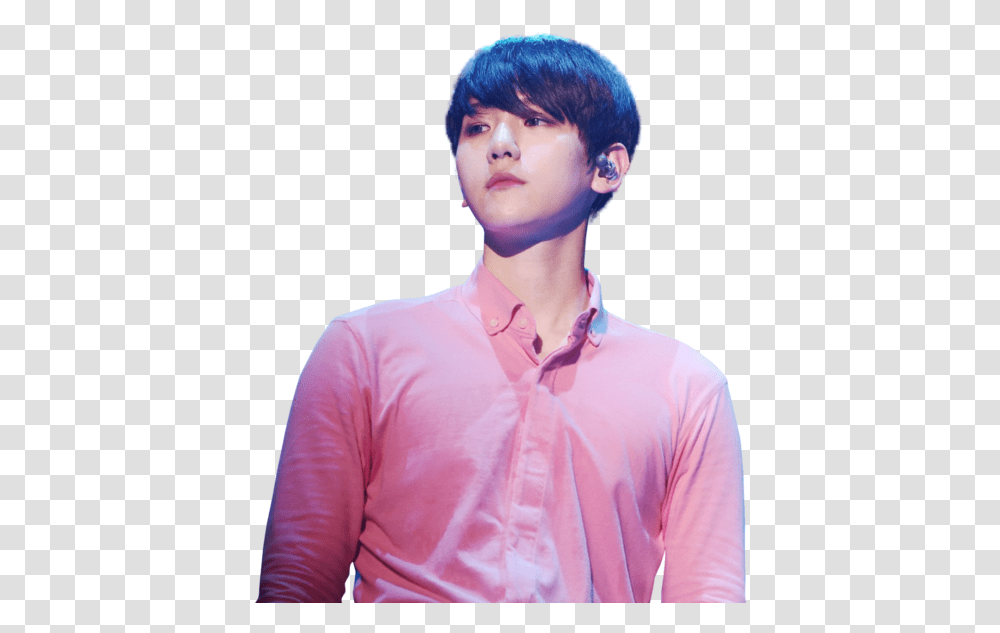 Baekhyun 2016 1 Image Baekhyun Pink, Clothing, Person, Face, Sleeve Transparent Png