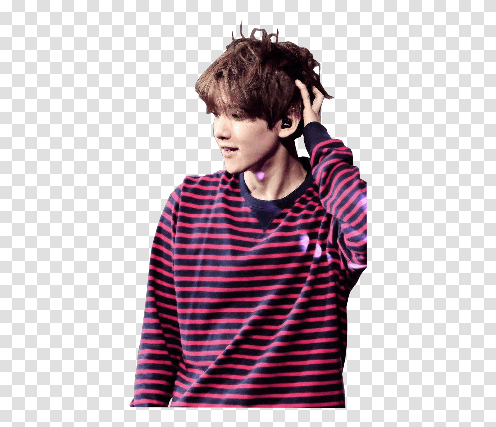 Baekhyun Image, Apparel, Sleeve, Blouse Transparent Png