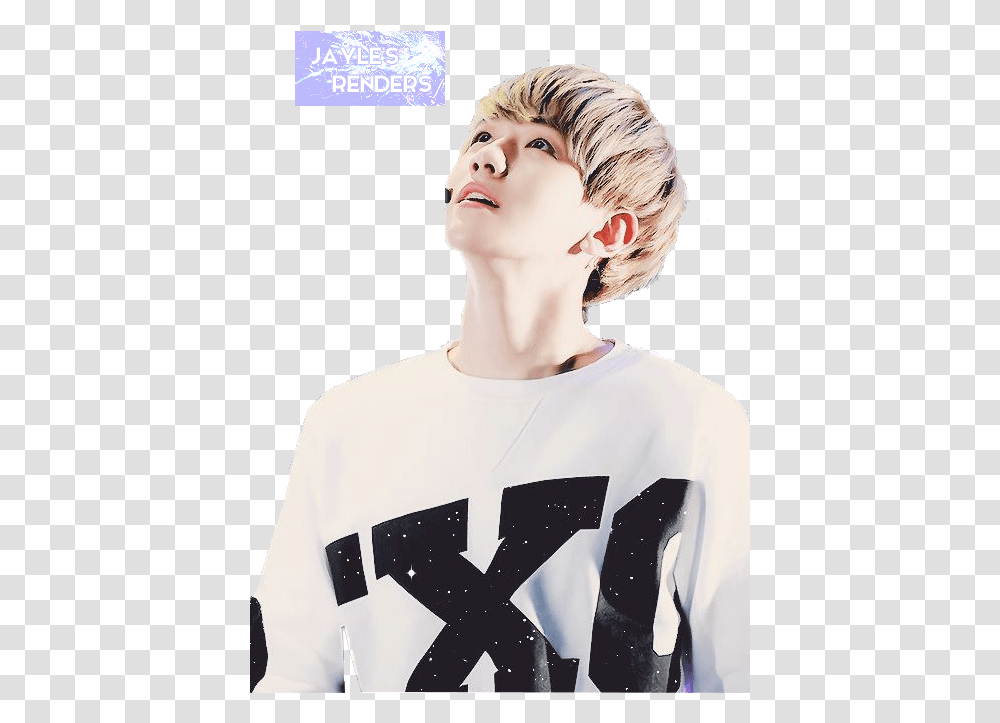 Baekhyun Looking Up, Person, Face, Female Transparent Png