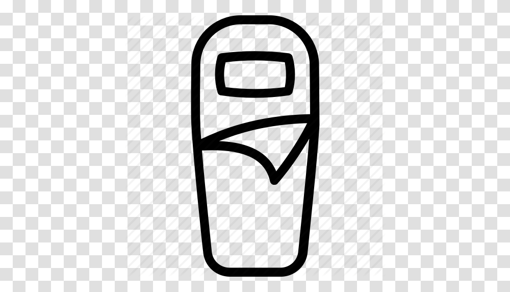 Bag Camping Scout Sleep Sleeping Bag Icon, Bottle, Chair, Cylinder Transparent Png