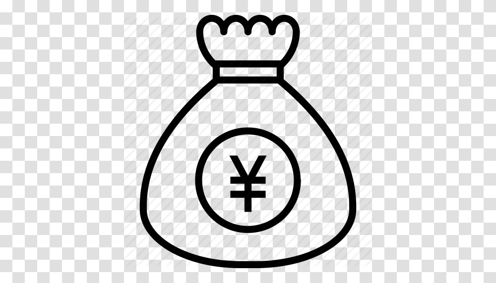 Bag China Currency Finance Money Sign Yen Icon, Jar, Bottle, Pottery, Vase Transparent Png