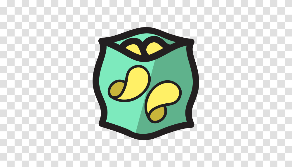 Bag Chips Package Potato Chip Icon, Hand Transparent Png