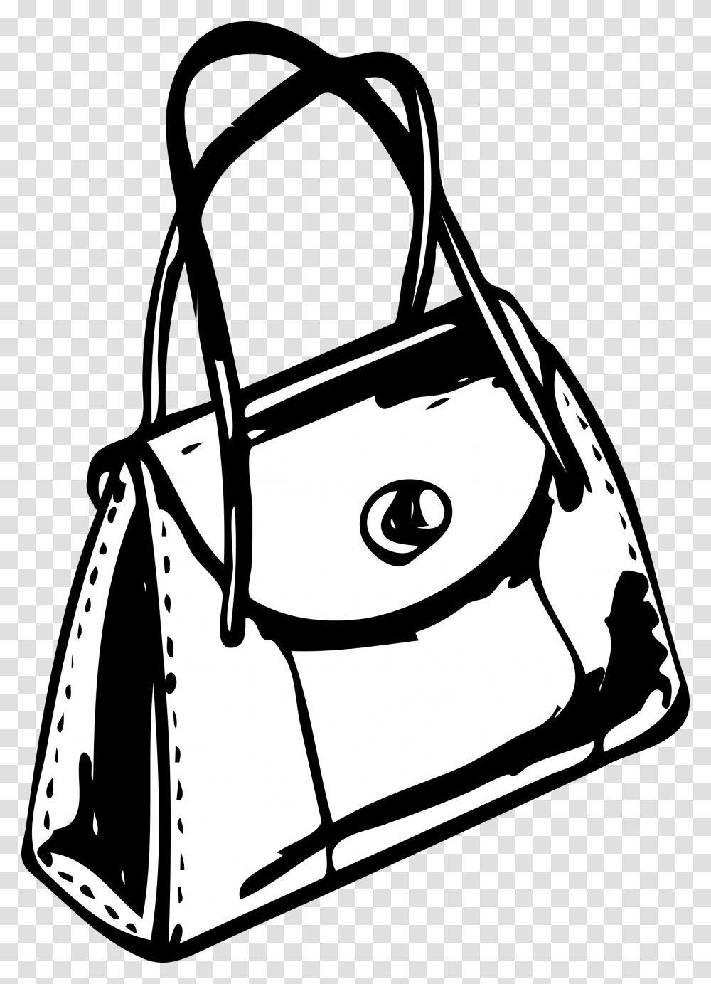 Bag Clipart Black And White Clip Art Images, Handbag, Accessories, Accessory, Purse Transparent Png