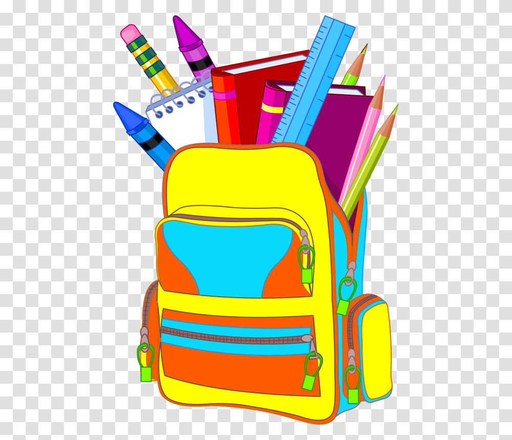Bag Clipart School Supply, Backpack Transparent Png