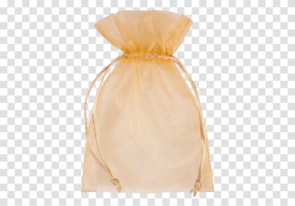 Bag Gift Bag Organza 12x17cm Goud Bag Gift Gold, Sack, Backpack Transparent Png